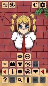卡在墙上的少女中文版