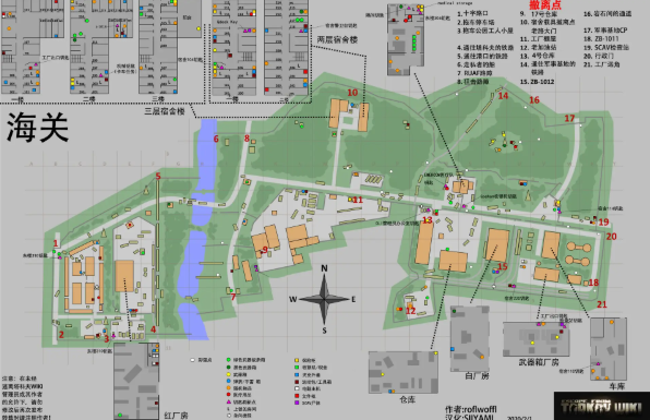 逃离塔科夫森林地图全解析