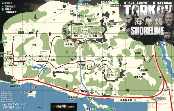 逃离塔科夫森林地图全解析